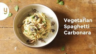 How to Make Vegetarian Carbonara  Yummy Ph [upl. by Alex843]