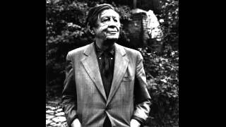 WH Auden reads The Cave of Making in memoriam Louis MacNeice [upl. by Mccarty]