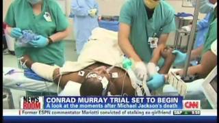 Conrad Murray trial for death of Michael Jackson September 14 2011 [upl. by Eisak189]