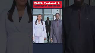 PARIS  Le président Diomaye son épouse et la somptueuse descente davion kebetu senegal sonko [upl. by Ecirtap]