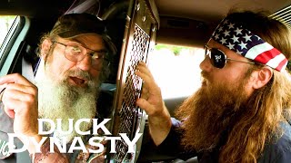 Si Tags Along for a DANGEROUS Ride Along Season 3  Duck Dynasty [upl. by Lux568]