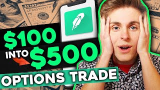 Turning 100 Into 500 in the Stock Market  Options Trading on Robinhood [upl. by Dayle166]