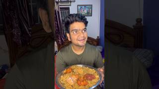 Chicken biryani challenge 😂 shorts  Arun Karthick [upl. by Cavanagh]