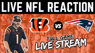 Cincinnati Bengals vs New England Patriots LIVE Play by Play and Reaction  NFL Stream Week 1 [upl. by Houghton]