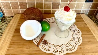 Blanc Mangé  Authentic Blanc Mangé recipe  Great thanksgiving dessert idea 🇭🇹 [upl. by Otrevire]