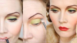 Old Hollywood Makeup Look from the 1930s [upl. by Lakym]