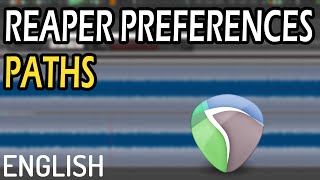 041  ▶️ Reaper Preferences Tab PATHS Tutorial  How To  ENGLISH [upl. by Iclehc]