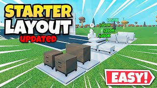 Retail Tycoon 2  STARTER LAYOUT 250k PER HOUR [upl. by Resiak]