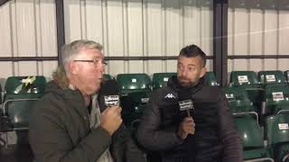 Post match interview with Chertsey Fc new manager Ian Selley [upl. by Yluj673]