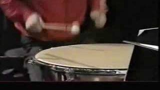 eotvos percussion concerto triangel part 4 timpani [upl. by Ayiak]