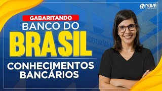 Concurso Banco do Brasil questões de Conhecimentos Bancários [upl. by Natsirt]