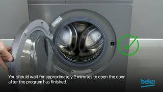 LG Front Load Washers Troubleshooting A Locked Door On Your LG Washer [upl. by Canon]