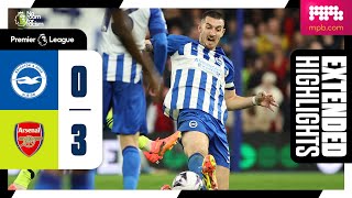 Extended PL Highlights Brighton 0 Arsenal 3 [upl. by Kirat]