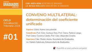 01 Convenio Multilateral Determinación del Coeficiente Unificado  Económicas UBA [upl. by Meier]