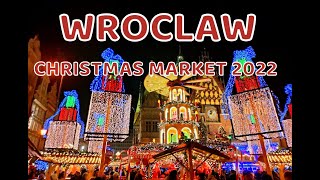 Wroclaw  Poland  Christmas market 2022 [upl. by Yblok830]