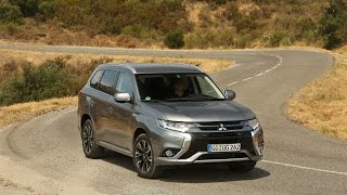 Essai Mitsubishi Outlander PHEV MY16 1ère partie [upl. by Audwen371]