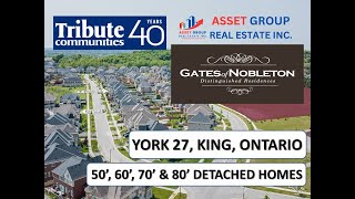 GATES OF NOBLETON  TRIBUTE COMMUNITIES  KING  ONTARIO GatesOfNobleton detachedhomes [upl. by Nicolai352]