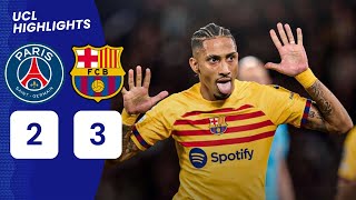 PSG vs Barcelona 23  All Goals amp Highlights  Champions League Quarter Finals [upl. by Sucam]