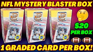 1 GRADED CARD PER BOX🤔 2024 GEMS OF THE GAME FOOTBALL MYSTERY BLASTER BOX🏈 [upl. by Ahseirej]