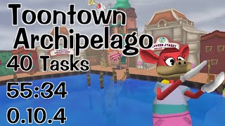 Toontown Archipelago Randomizer 40 Tasks  5534 [upl. by Anaihr]