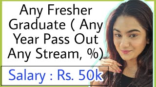 Best Opportunity for Freshers Any Year Stream Percent Graduate  SSC CGL 2022 Notification hindi [upl. by Gayel769]