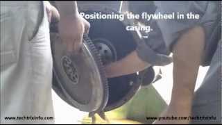 How to Install a flywheel on an engine ✔ [upl. by Ahseret]