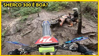 SHERCO 300cc 2T 2024 Primeiras impressoes com a moto do Mario Roman [upl. by Etnauj413]