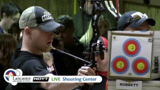 Saturday 9am Qualifying  Shooting Center  2013 Lancaster Archery Classic [upl. by Yellek694]