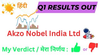 Akzo Nobel India Ltd  ⚡Q1 results🤑 [upl. by Varipapa]