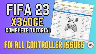 FIFA 23  How to Fix Controller not WorkingDetected Easily using x360ce✅️ [upl. by Atinaw]