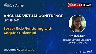 Server Side Rendering with Angular Universal  Angular Virtual Conference 2021 [upl. by Eenitsed]