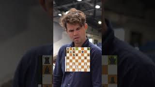 Magnuss Reaction to Gukeshs Game chess shorts [upl. by Soloman]