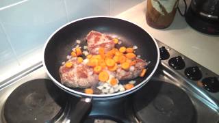 How to make Gold Coast Pork Chops 1971 Campbells soup cookbook recipe [upl. by Ricca110]