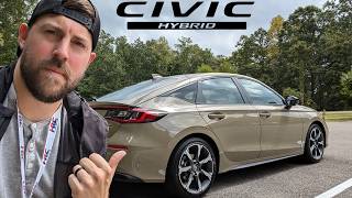 TESTED The 2025 Honda Civic Hatch proves HYBRIDS can be fun to drive RIP Prius [upl. by Everara264]