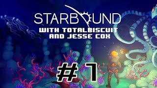 Starbound Beta  Episode 1  Jesse is bad at interstellar travel [upl. by Cerell]