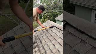 Installing a new ridge shorts roofing [upl. by Dollar]