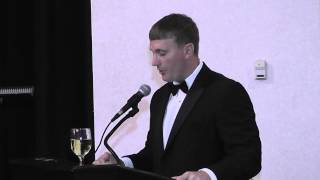 Sgt Dakota Meyer USMC Naval Air Station Kingsville 239th Navy Birthday Ball [upl. by Marr]