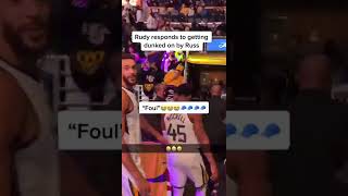 Rudy Gobert After Russell Westbrook Dunk 😅 Shorts [upl. by Elad]