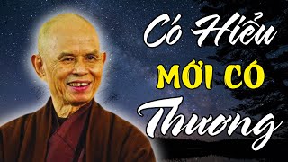 Có HIỂU mới Có THƯƠNG  Bí Quyết Gắn Kết Yêu Thươngquá cảm xúc  Thiền Sư Thích Nhất Hạnh [upl. by Johannessen]