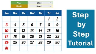 How to create dynamic Calendar in Google Sheet [upl. by Oliana]