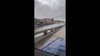 Canal near MidCity nearly overtopping [upl. by Lorilyn]