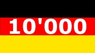 Zahlen von 1 bis 10000 auf Deutsch [upl. by Quinlan147]