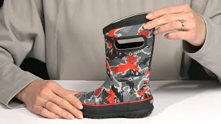 Bogs Kids Rain Boots Topo Camo ToddlerLittle KidBig Kid SKU 9926824 [upl. by Shiri]