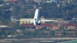 DELTA MD90 rockets out of San Diego [upl. by Steele]