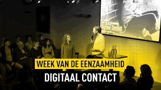 Week van de Eenzaamheid Digitaal Contact [upl. by Leodora61]