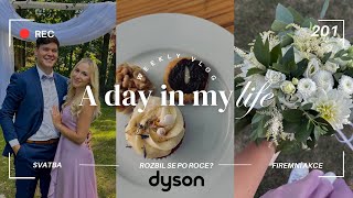 vlog 201  Svatba rozbil se mi DYSON první podzimní dny firemní akce a máme stůl🤎🍂 [upl. by Yniffit854]