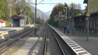 Führerstandsmitfahrt RosenheimKufstein [upl. by Aimac]