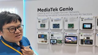 MediaTek Genio 5007001200 IoT Embedded Platforms at Computex 2024 consumer industrial enterprise [upl. by Assen188]