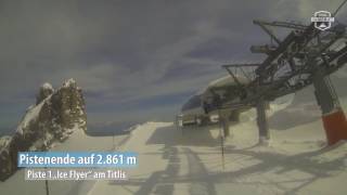 Titlis Skipiste 1 quotIce Flyerquot [upl. by Ihteerp972]