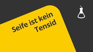 Seife ist kein Tensid  die häufigsten Chemieirrtümer Teil 5  Chemie  Organische Chemie [upl. by Dnomsaj]